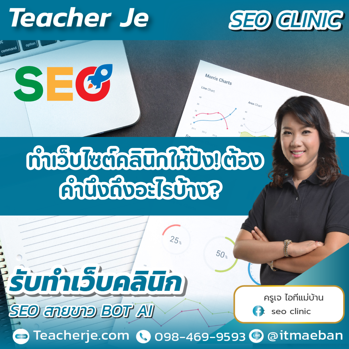 ทำเว็บไซต์คลินิกให้ปัง!  ต้องคำนึงถึงอะไรบ้าง