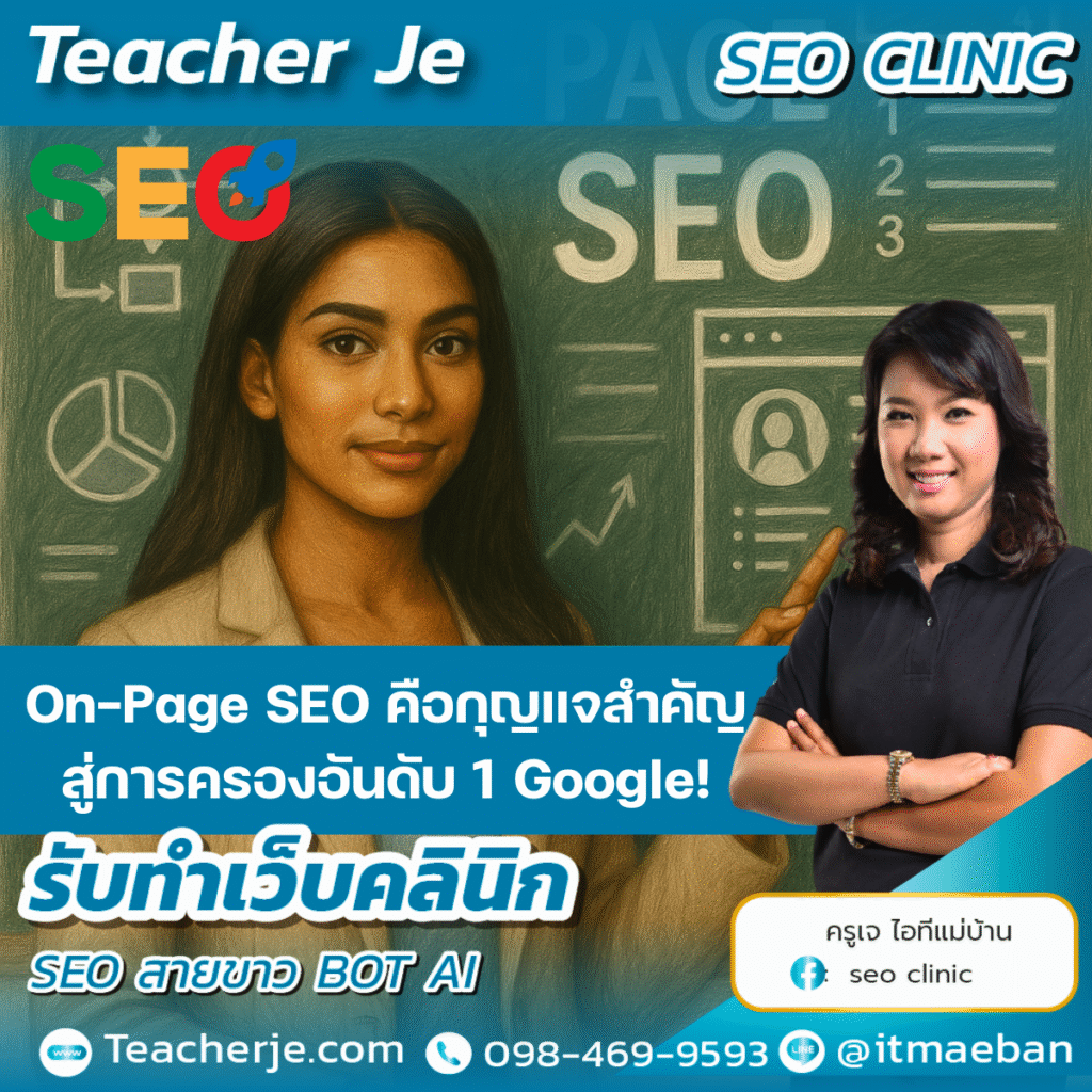 On-Page SEO คืออะไร? ปรับแต่งเว็บไซต์ให้ถูกใจ Google