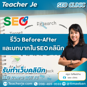  รีวิว   Before‑After และบทบาทใน SEO คลินิก